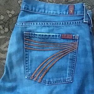 7 for All Mankind jeans, Dojo jean 32 blue denim